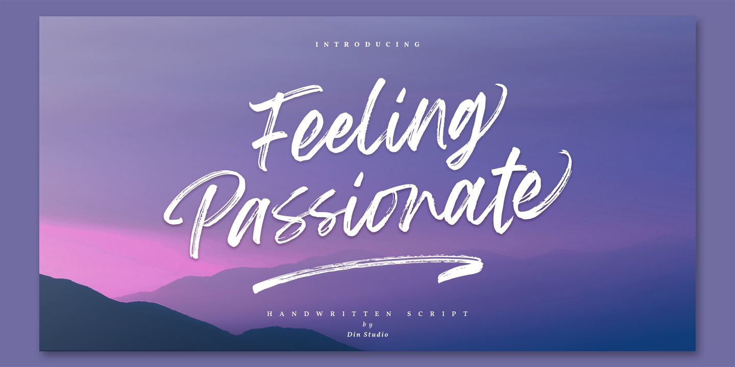 Feeling Passionate Font preview